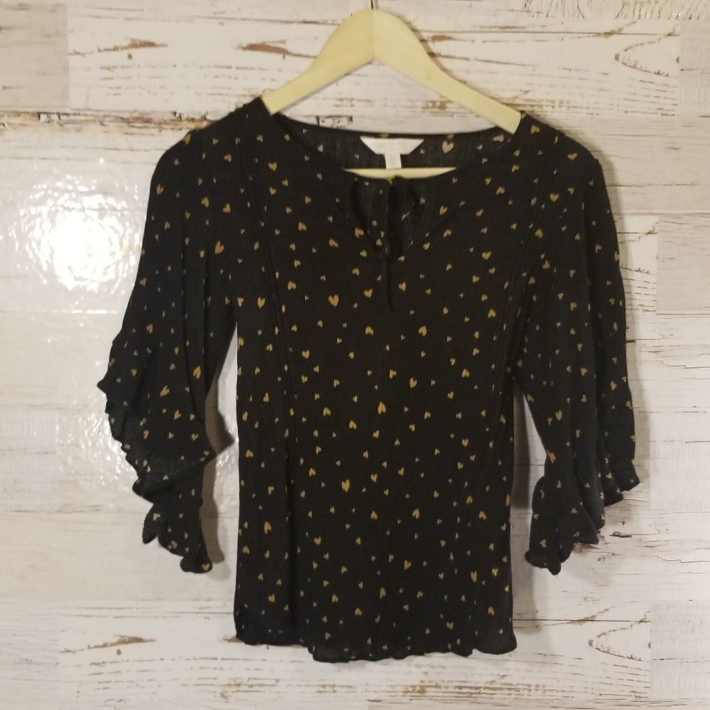 LC Lauren Conrad long sleeve blouse